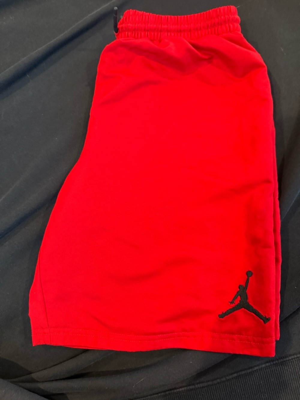 Jordan Boys’ Jumpman Woven Play Shorts-Red Athletic Shorts with Black Jumpman